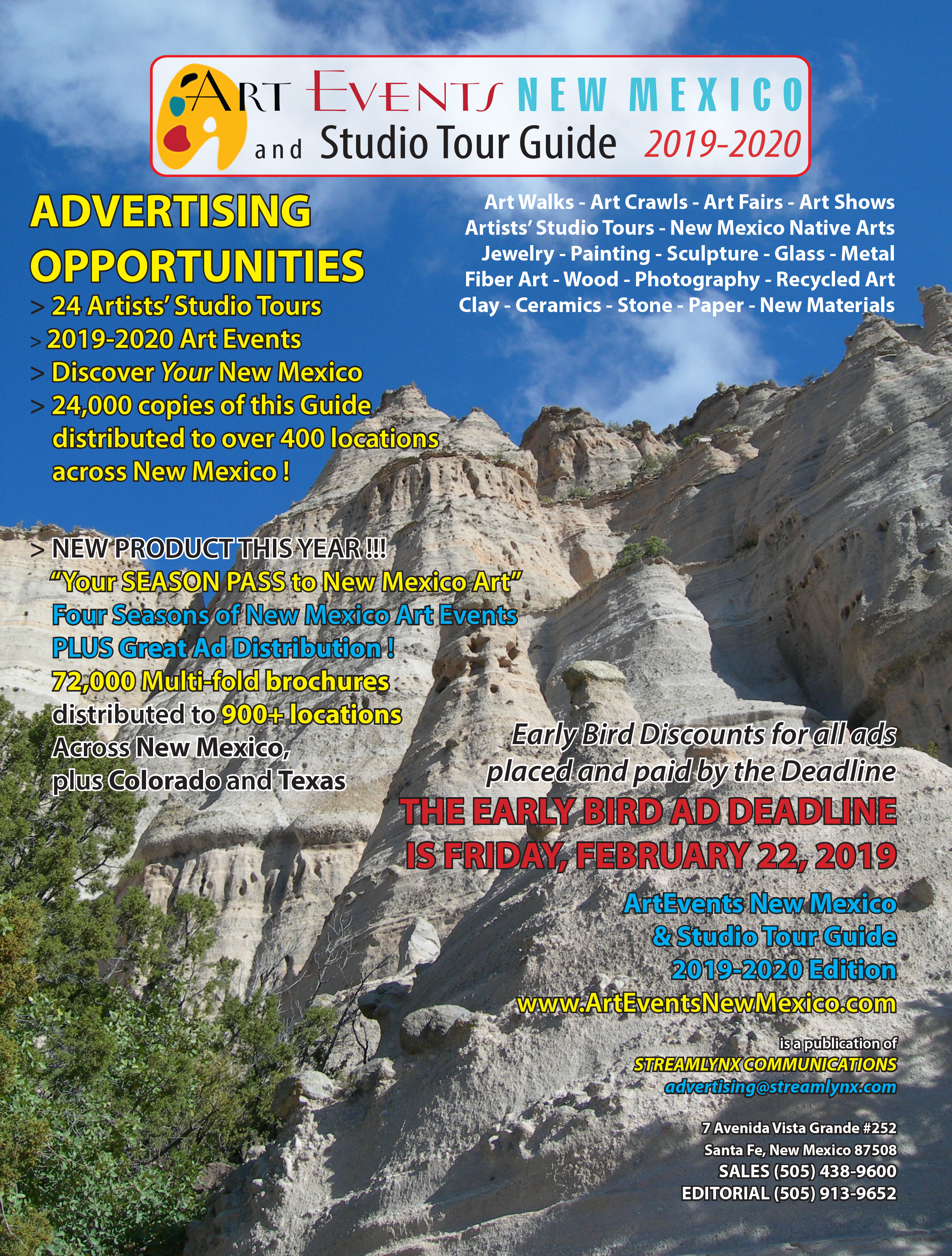 ArtEvents New Mexico 20192020 DEMO BOOK FREE DOWNLOAD Art Events New Mexico & Studio Tour Guide