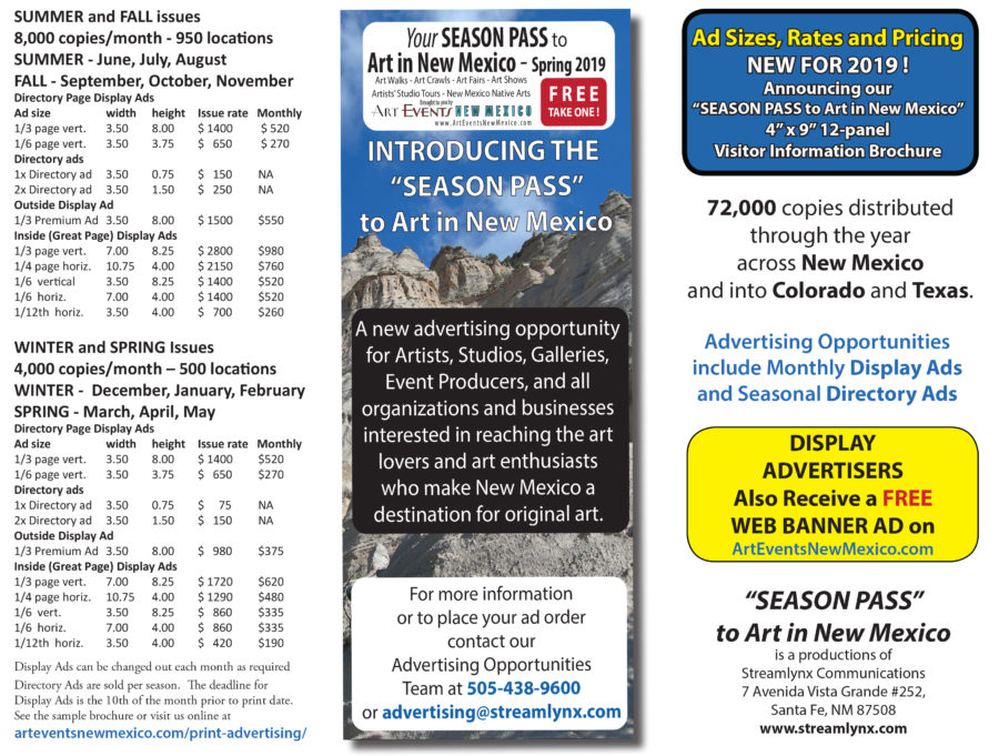 SEASON PASS Visitor Information Brochure DEMO BOOK Spring 2019